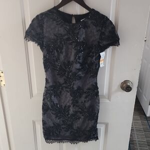 Dress the Population Black Sequin Dress